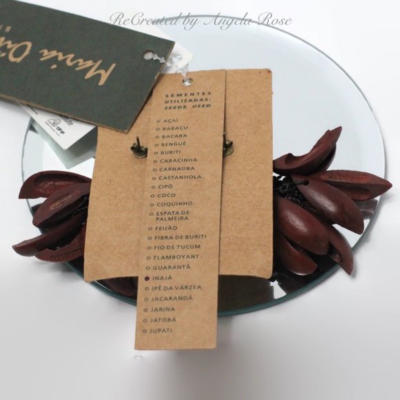 Maria Oiticica Seed Earrings - Ina… - Picture 2 of 6